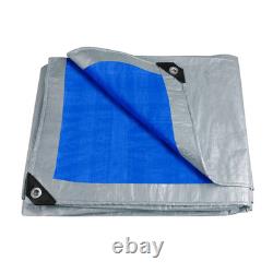 Large Waterproof Tarpaulin Camping Tent Tarp Garden Rain Cover Canopy UK