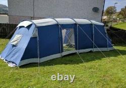 Large family tent 8 man pro actiion tunnel tent, 3 bedrooms, pickup from bd19