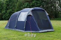 Leisurewize 4 Man Fully Inflatable Air Tent with Pump, Pegs Storage Bag LWTENT3