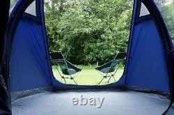 Leisurewize 4 Man Fully Inflatable Air Tent with Pump, Pegs Storage Bag LWTENT3