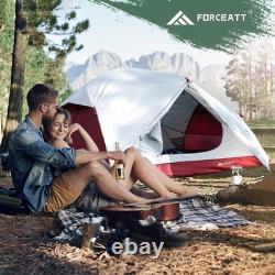 Lightweight 2-Person Hiking Tent with PU3000mm Rainproof Coating Easy Setup