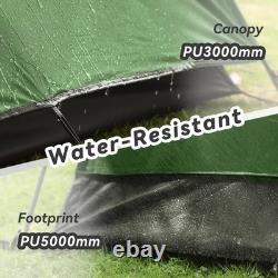 Lightweight 4-Season Camping Tent for 2-4 People Easy Assembly & Portable