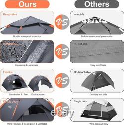 Lightweight Ultralight Camping Tent for 3 Waterproof with Dual Ventilation