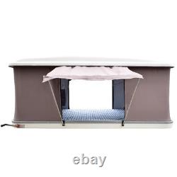 Lofti Hard Shell Roof Tent Pop Up Car Roof 2 Person Camping Grey Fabric