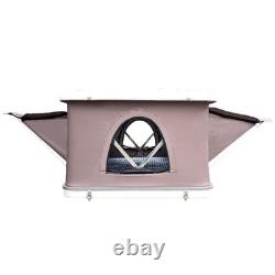 Lofti Hard Shell Roof Tent Pop Up Car Roof 2 Person Camping Grey Fabric