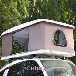 Lofti Hard Shell Roof Tent Pop Up Car Roof 2 Person Camping Grey Fabric