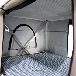 Lofti Hard Shell Roof Tent Pop Up Car Roof 2 Person Camping Grey Fabric