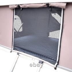 Lofti Hard Shell Roof Tent Pop Up Car Roof 2 Person Camping Grey Fabric