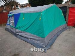 Lovely Retro large vintage canvas tent ideal festival camping De Vrijbuiter