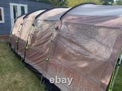Lovely Top Quality Outwell Arkansas 5 Tent Plus Large Front Awning Extension