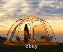 LuxBux Hexagon Bubble Tent garden sleepover party hot tub