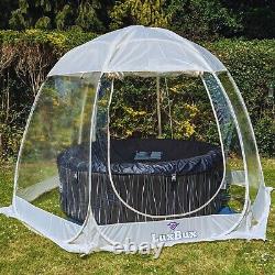 LuxBux Hexagon Bubble Tent garden sleepover party hot tub