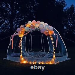 LuxBux Hexagon Bubble Tent garden sleepover party hot tub