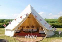 LuxeGlamping Bell Tents 5m bell Tents 320GSM, CPAI-84 fire standard, stovehole