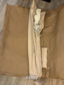 Luxury Camping Bell Tent Outdoor Teepee With Ground Sheet BRAND NEW