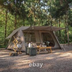 Luxury Glamping Tent Two Bedroom Family Camping House Outdoor 13m² 5-8 Person
