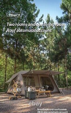 Luxury Glamping Tent Two Bedroom Family Camping House Outdoor 13m² 5-8 Person