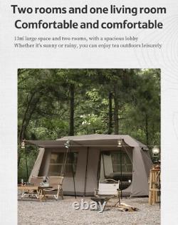 Luxury Glamping Tent Two Bedroom Family Camping House Outdoor 13m² 5-8 Person