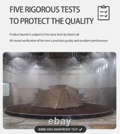 Luxury Glamping Tent Two Bedroom Family Camping House Outdoor 13m² 5-8 Person