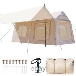 Luxury Glamping Tent Two Bedroom Family Camping House Outdoor 13m² 8-10 Person