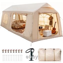Luxury Glamping Tent Two Bedroom Family Camping House Outdoor 13m² 8-10 Person