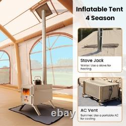 Luxury Glamping Tent Two Bedroom Family Camping House Outdoor 13m² 8-10 Person