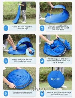 Luxury Pop Up Beach Tent for Family Use Portable & UPF 50+ UV Protection