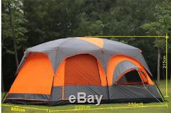 Luxury Tent Ultra Large 1 Hall 2 Bedroom Outdoor Waterproof Camping Party Tent