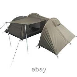 MIL-TEC 3-PERSON PLUS STORAGE TENT Space Waterproof Army Camping Festival Green