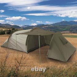 MIL-TEC 3-PERSON PLUS STORAGE TENT Space Waterproof Army Camping Festival Green