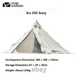 MOBI GARDEN 4 Person Tent Waterproof Camping Equipment Light Luxury Large Space