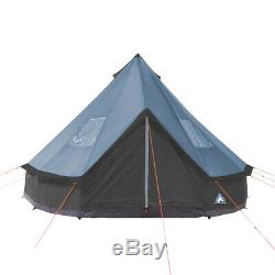 MOJAVE 400 Arona Tipi tent family tent blue 5-10 person camping tent Indian tent