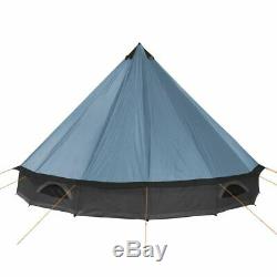 MOJAVE 400 Arona Tipi tent family tent blue 5-10 person camping tent Indian tent