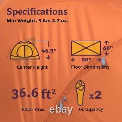 Marmot 4-Season Mountaineering Tent, 2-Person, 2 Large Vestibules, Ultra-Stable