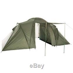 Mil-Tec 2 Plus 2 Person Military Army Waterproof 4 Man Camping Tent Green