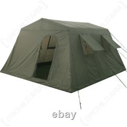 Military Style Large Olive Drab Tent 3.4 x 3.10 x 1.8 m Waterproof 6 Person