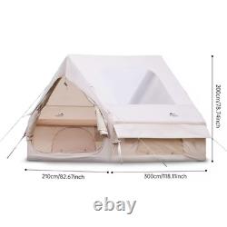 Mountain Covenant Inflatable Camping Tent with Pump & Window 2-4 Person Glamping