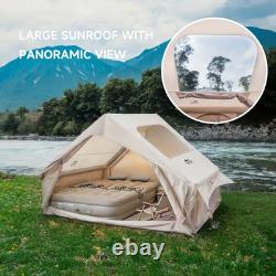 Mountain Covenant Inflatable Camping Tent with Pump & Window 2-4 Person Glamping