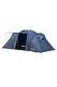 Mountain Warehouse Holiday 4 Person Dome Tent Large Sturdy For Camping Hiking