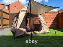Mountainhiker automatic pop up camping tent black 2p waterproof pu2000 uv protec