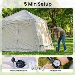 NAIZEA Inflatable Tents Blow Up Tent Waterproof Air Glamping 4 6 Person withPump