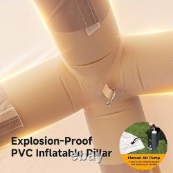 NAIZEA Inflatable Tents Blow Up Tent Waterproof Air Glamping 4 6 Person withPump