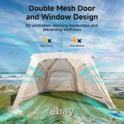 NAIZEA Inflatable Tents Blow Up Tent Waterproof Air Glamping 4 6 Person withPump