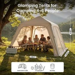NAIZEA Inflatable Tents Blow Up Tent Waterproof Air Glamping 4 6 Person withPump NAIZEA Inflatable Tents Blow Up Tent Waterproof Air Glamping 4 6 Person withPump