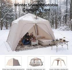 NAIZEA Inflatable Tents Blow Up Tent Waterproof Air Glamping 4 6 Person withPump