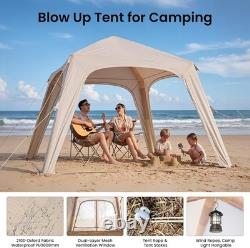NAIZEA Inflatable Tents Blow Up Tent Waterproof Air Glamping 4 6 Person withPump