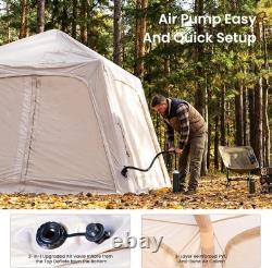 NAIZEA Inflatable Tents Blow Up Tent Waterproof Air Glamping 4 6 Person withPump