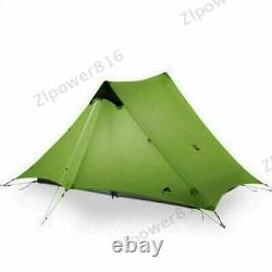 NEW 3F Lanshan 2 Ultralight 2Person Wild Camping Tent Lightweight 3 Season Green