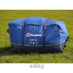 NEW Berghaus Air 8 inflatable family tent + carpet and footprint rrp £1140