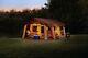 New Camping Brown Instant Family Cabin 2 Room Large Sealed 10 Person Tent 20x10